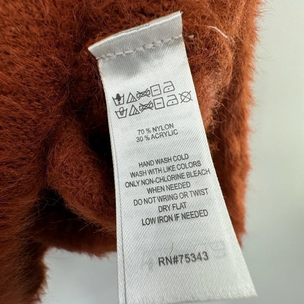 If it were me brown fuzzy sweater size XS